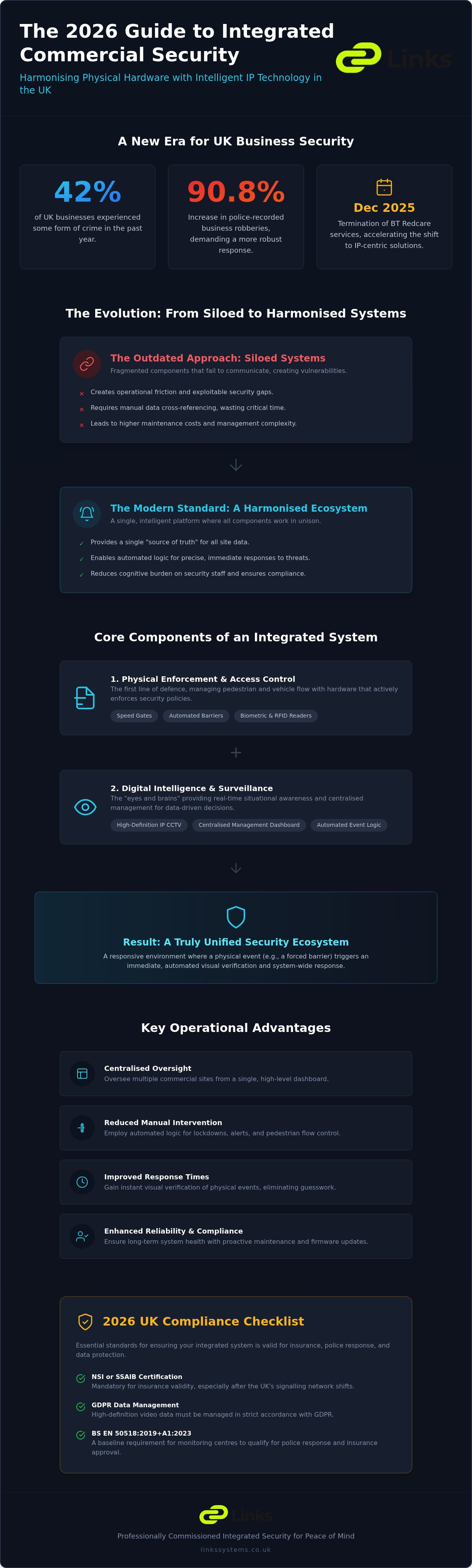 Commercial Integrated Security Systems UK: A 2026 Professional Reference