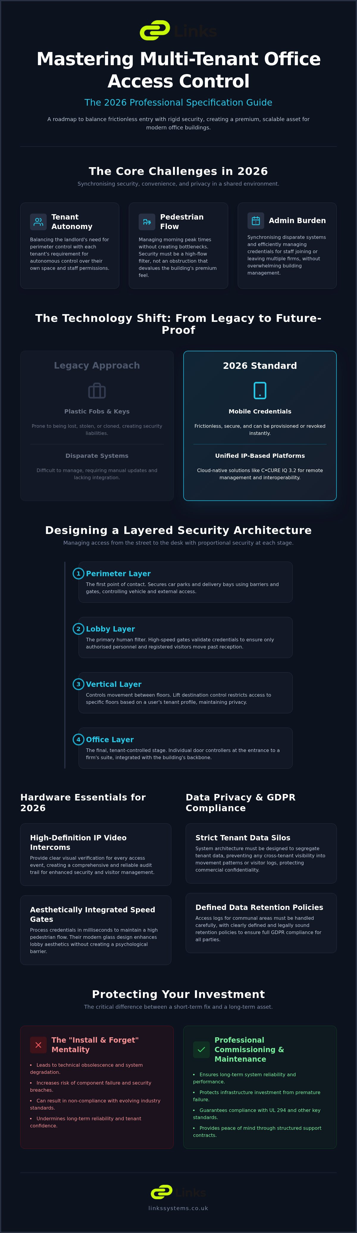 Multi-Tenant Office Building Access Control: A 2026 Specification Guide