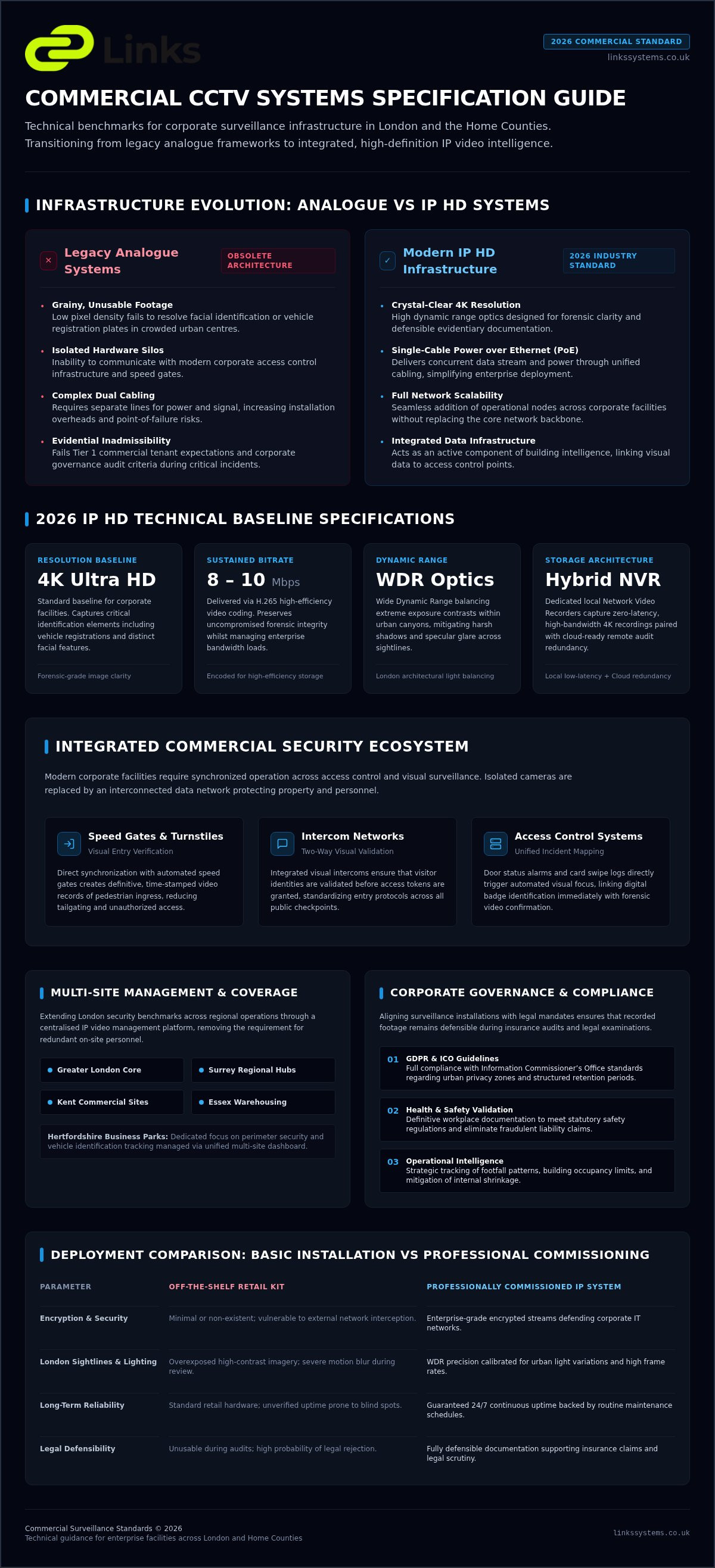 London Corporate CCTV Systems: 2026 Professional Guide