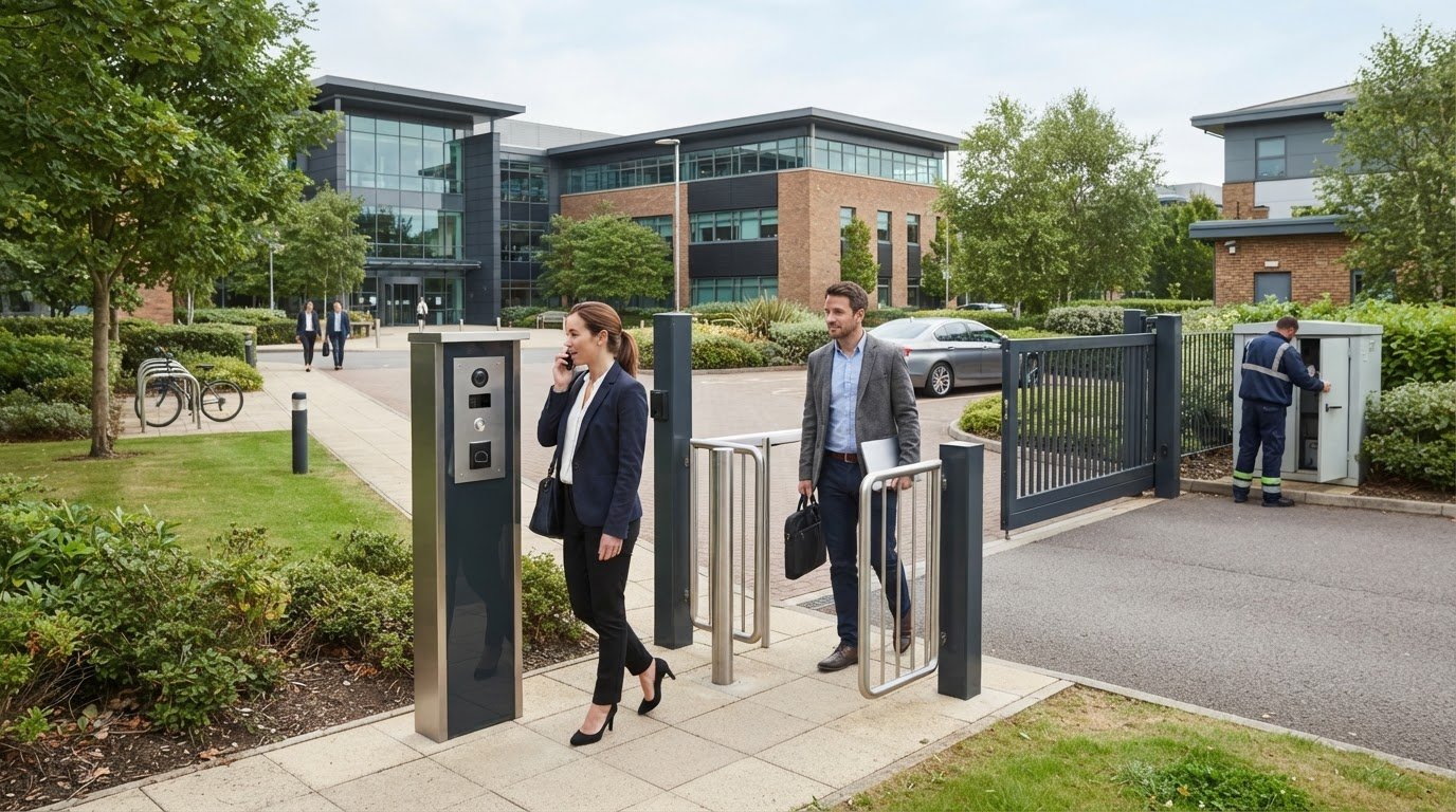 Video intercom upgrade for business parks in Hertfordshire